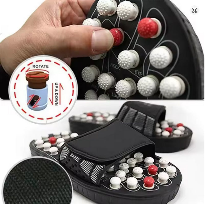 Acupressure Foot Massager Sandals – Reflexology Foot Massage Slippers Shoes
