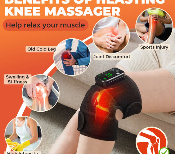 Cordless Heated Knee & Shoulder Brace for Joint Support & Recovery