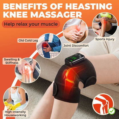 Cordless Heated Knee & Shoulder Brace for Joint Support & Recovery