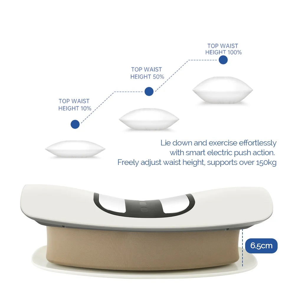 Electric Lumbar Traction Massager Inflatable Back Stretcher Device Adjustable Vibration Waist Massager Waist Spine Support Back