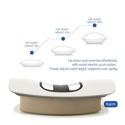 Electric Lumbar Traction Massager Inflatable Back Stretcher Device Adjustable Vibration Waist Massager Waist Spine Support Back