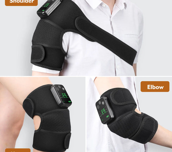 Cordless Heated Knee & Shoulder Brace for Joint Support & Recovery
