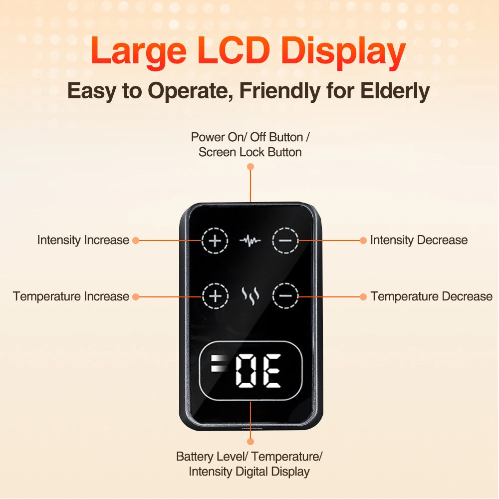 Cordless Heated Knee & Shoulder Brace for Joint Support & Recovery