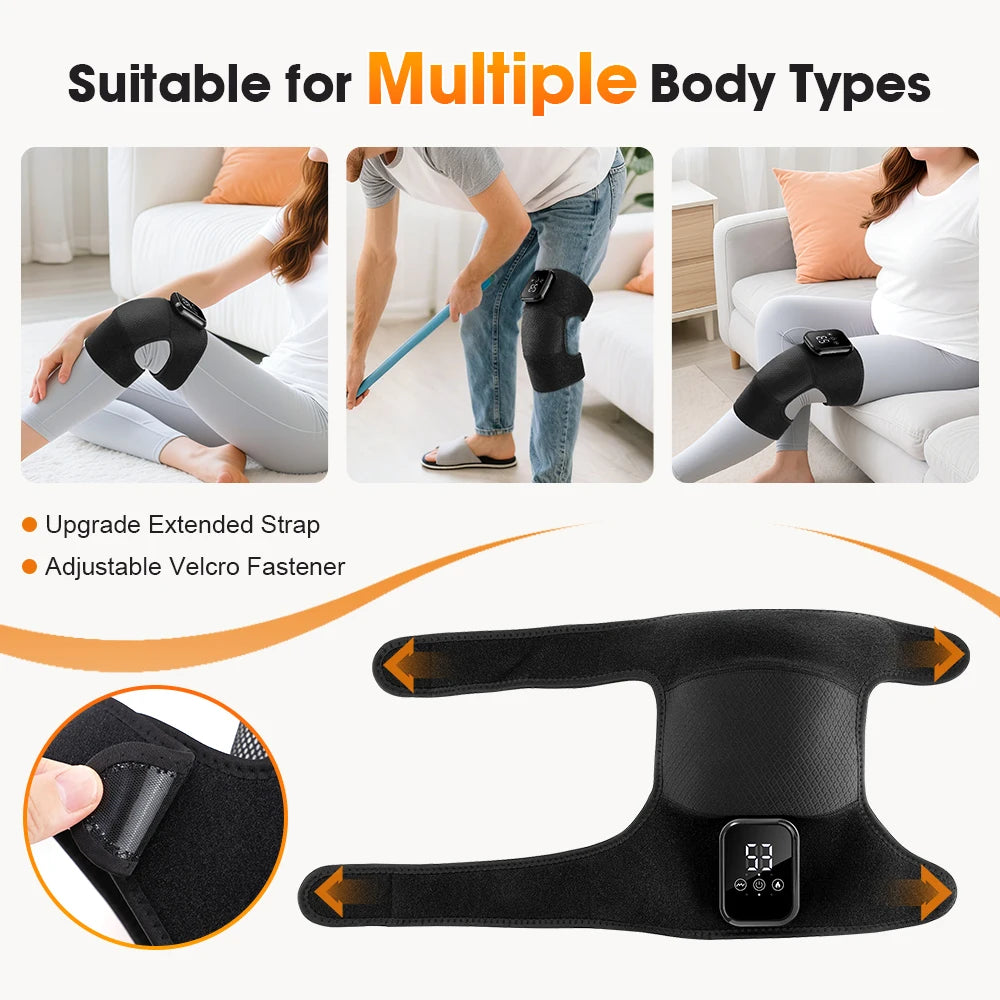 Cordless Heated Knee & Shoulder Brace for Joint Support & Recovery