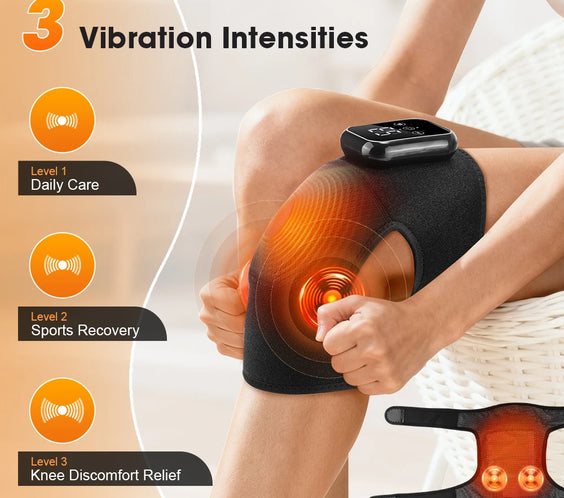 Cordless Heated Knee & Shoulder Brace for Joint Support & Recovery