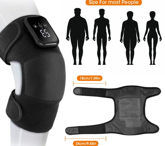 Cordless Heated Knee & Shoulder Brace for Joint Support & Recovery
