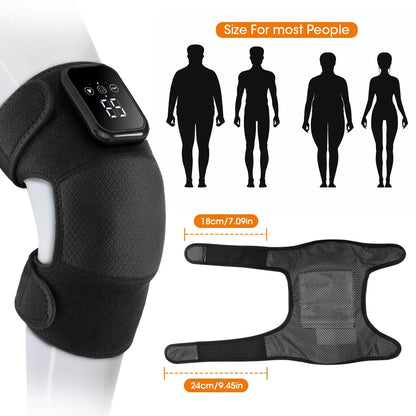 Cordless Heated Knee & Shoulder Brace for Joint Support & Recovery