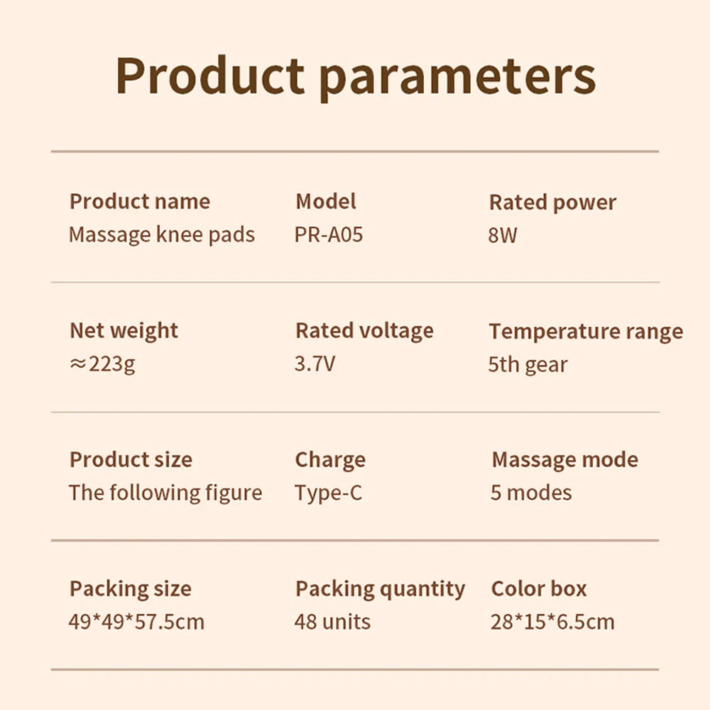 Cordless Heated Knee & Shoulder Brace for Joint Support & Recovery