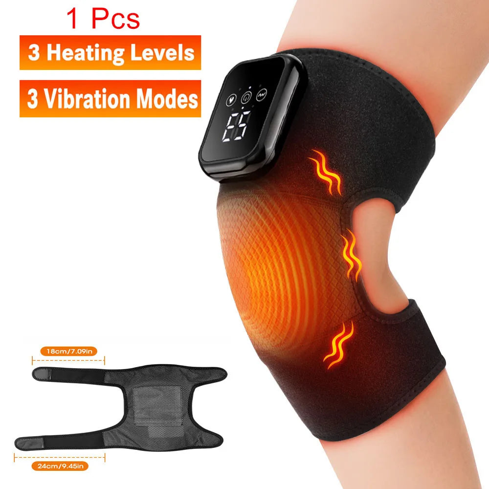Electric Ankle Brace with Heat & Vibration Massage – Adjustable Support for Foot Pain, Arthritis & Plantar Fasciitis
