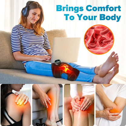 Cordless Heated Knee & Shoulder Brace for Joint Support & Recovery