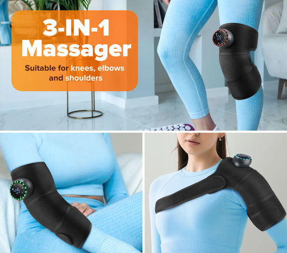 Cordless Heated Knee & Shoulder Brace for Joint Support & Recovery