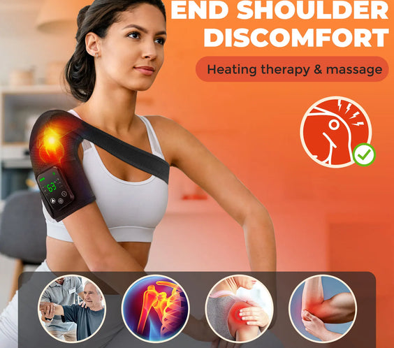 Cordless Heated Knee & Shoulder Brace for Joint Support & Recovery