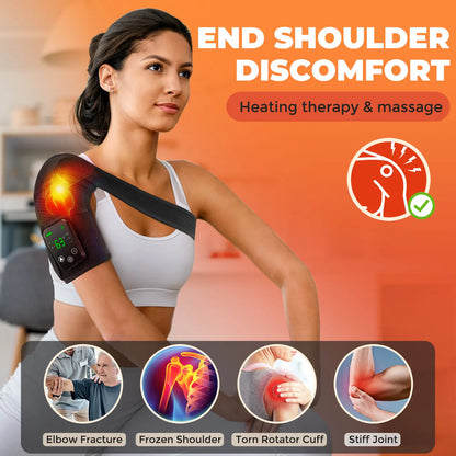Cordless Heated Knee & Shoulder Brace for Joint Support & Recovery
