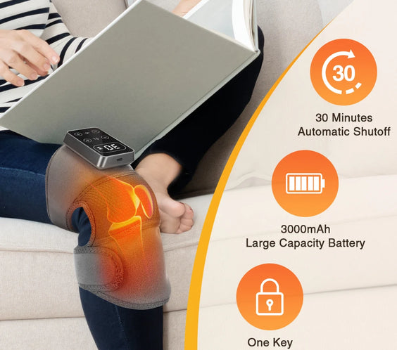 Cordless Heated Knee & Shoulder Brace for Joint Support & Recovery