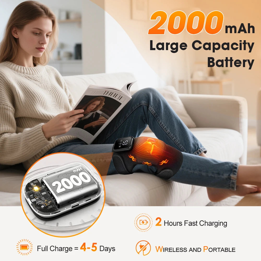 Cordless Heated Knee & Shoulder Brace for Joint Support & Recovery