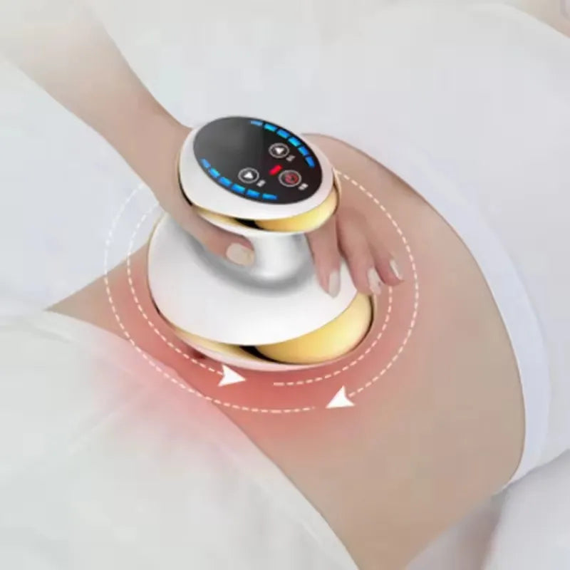 Electric Scraping Massage Cupping Body Massager Vacuum Cans Suction Cup Heating Fat Burner Anti-cellulite Massager