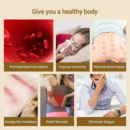 Electric Scraping Massage Cupping Body Massager Vacuum Cans Suction Cup Heating Fat Burner Anti-cellulite Massager