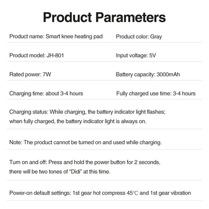 Cordless Heated Knee & Shoulder Brace for Joint Support & Recovery
