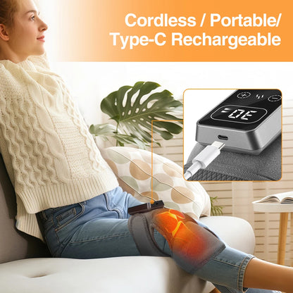 Cordless Heated Knee & Shoulder Brace for Joint Support & Recovery