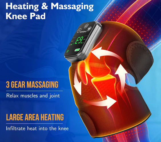 Cordless Heated Knee & Shoulder Brace for Joint Support & Recovery