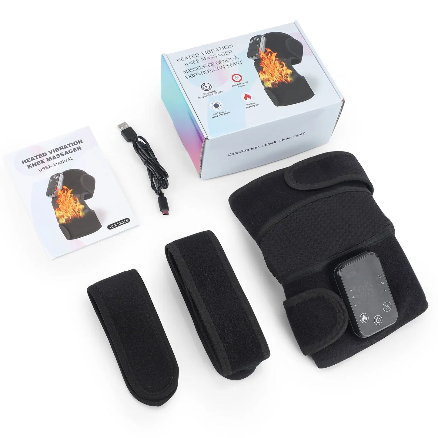 Cordless Heated Knee & Shoulder Brace for Joint Support & Recovery