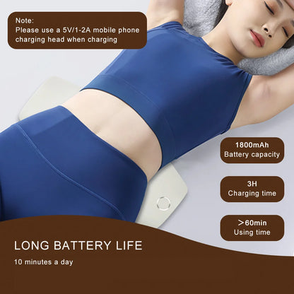 Electric Lumbar Traction Massager Inflatable Back Stretcher Device Adjustable Vibration Waist Massager Waist Spine Support Back