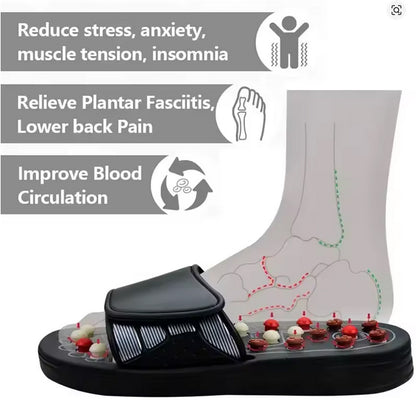 Acupressure Foot Massager Sandals – Reflexology Foot Massage Slippers Shoes